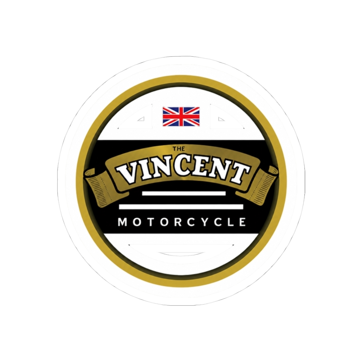 The Vincent Motorcycle England Sticker | Vincent Mason