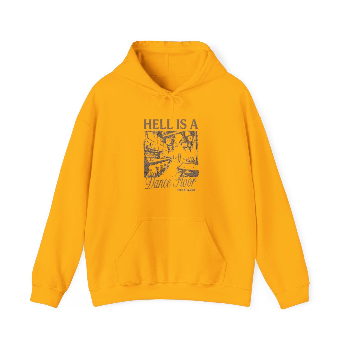 Vincent Mason Hell Is A Dancefloor Vincent Mason shirt, hoodie, Hoodie & apparel - alternate angle 2, merchandise