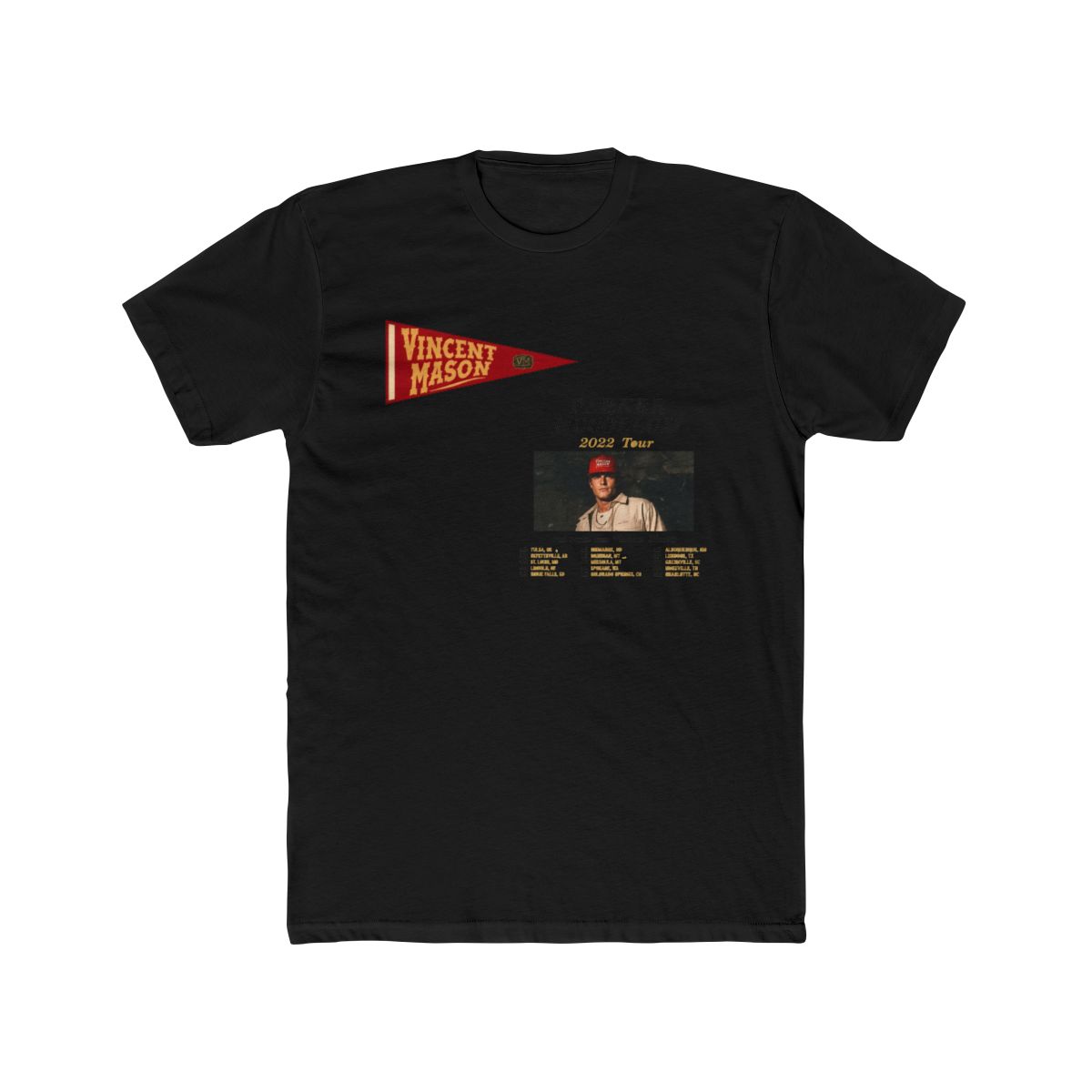 Vincent Mason T Shirt #4 - alternate angle 3, merchandise