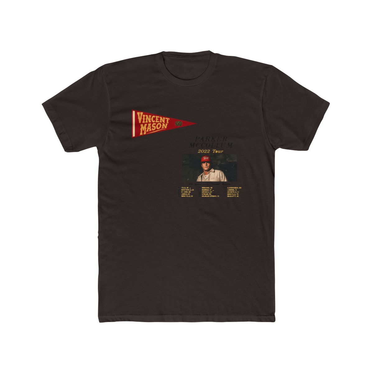 Vincent Mason T Shirt #4 - alternate angle 2, merchandise
