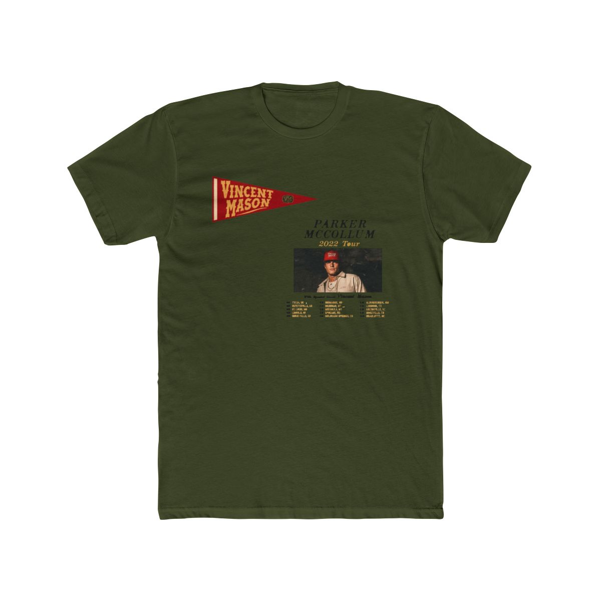 Vincent Mason T Shirt #4 - alternate angle 5, merchandise